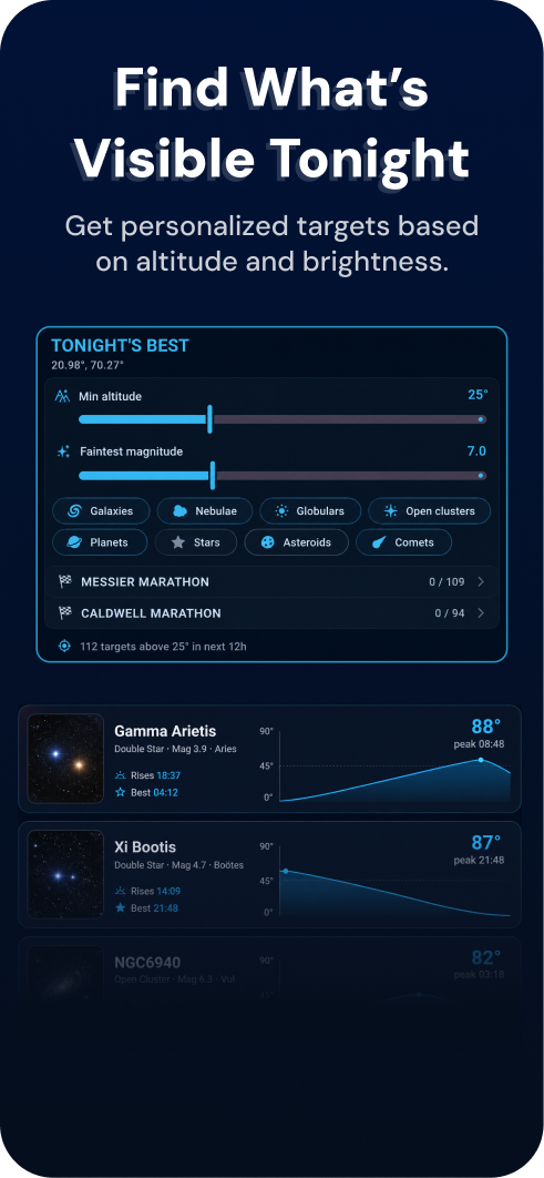 Find What's Visible Tonight